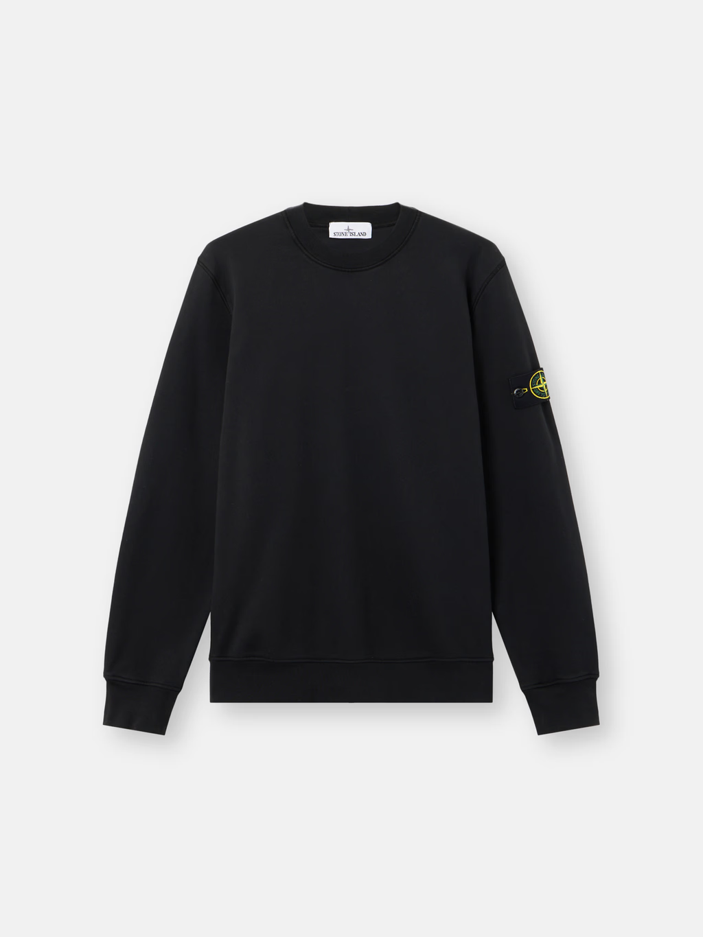 ORGANIC COTTON SWEATSHIRT BLACK