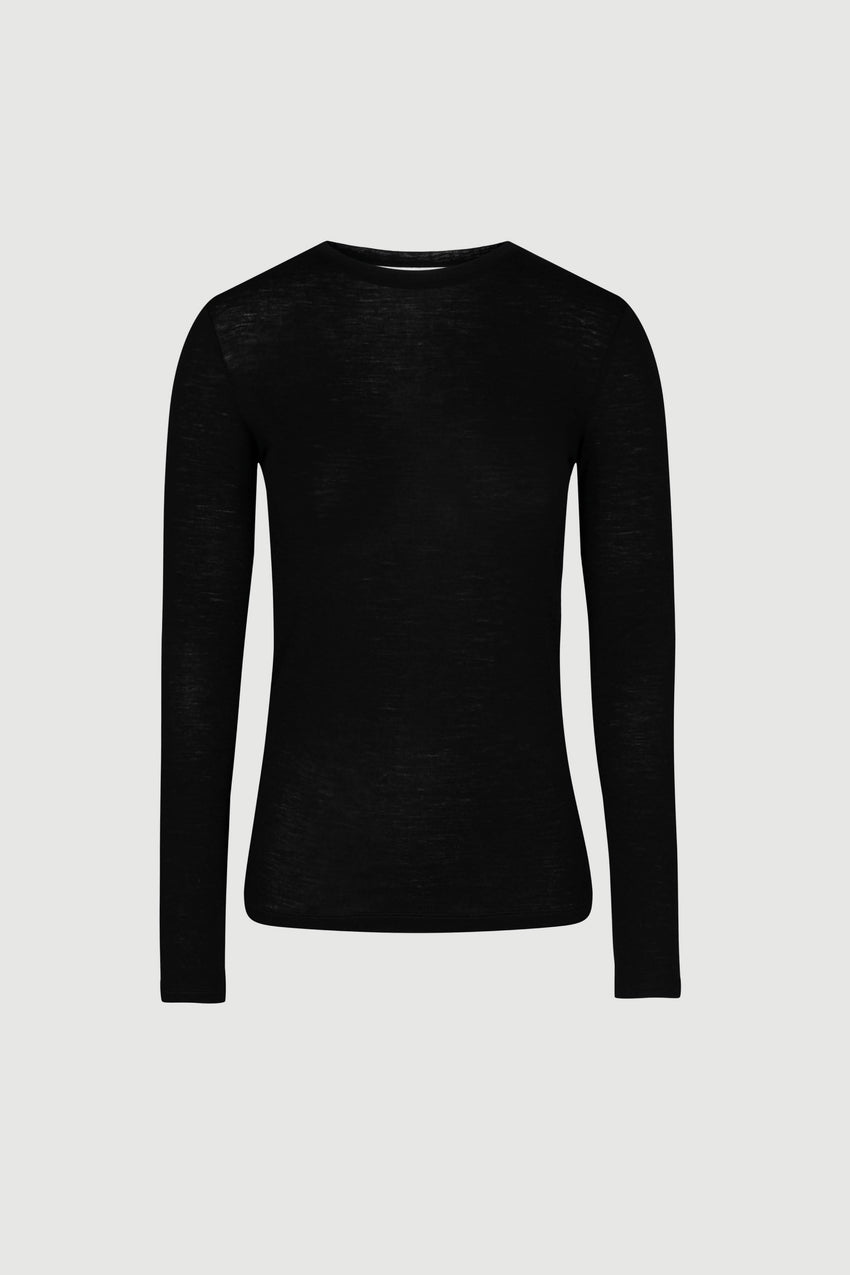 Saltstein Merino Wool Sweater Black