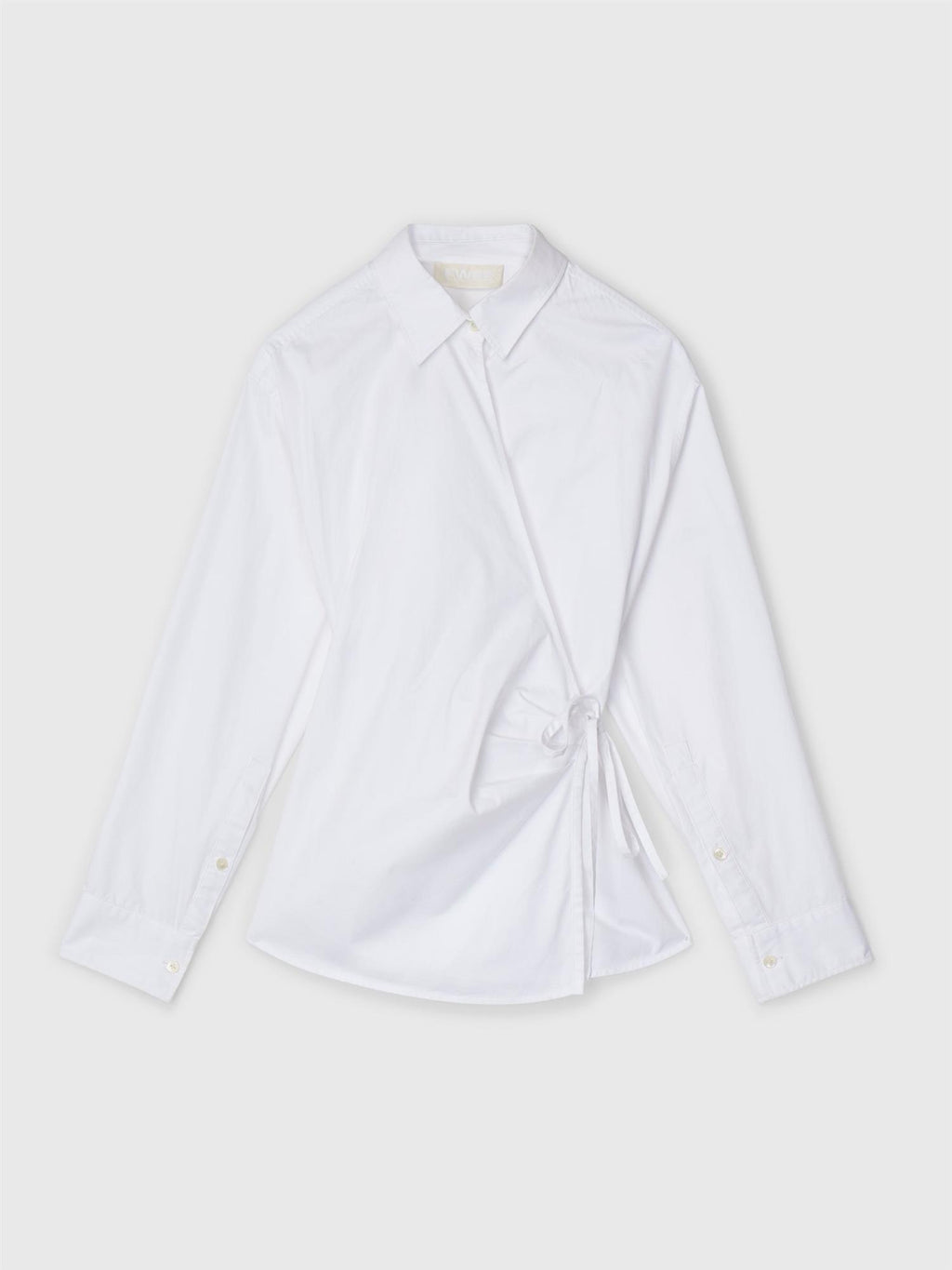 Wrap Poplin Shirt Bright White
