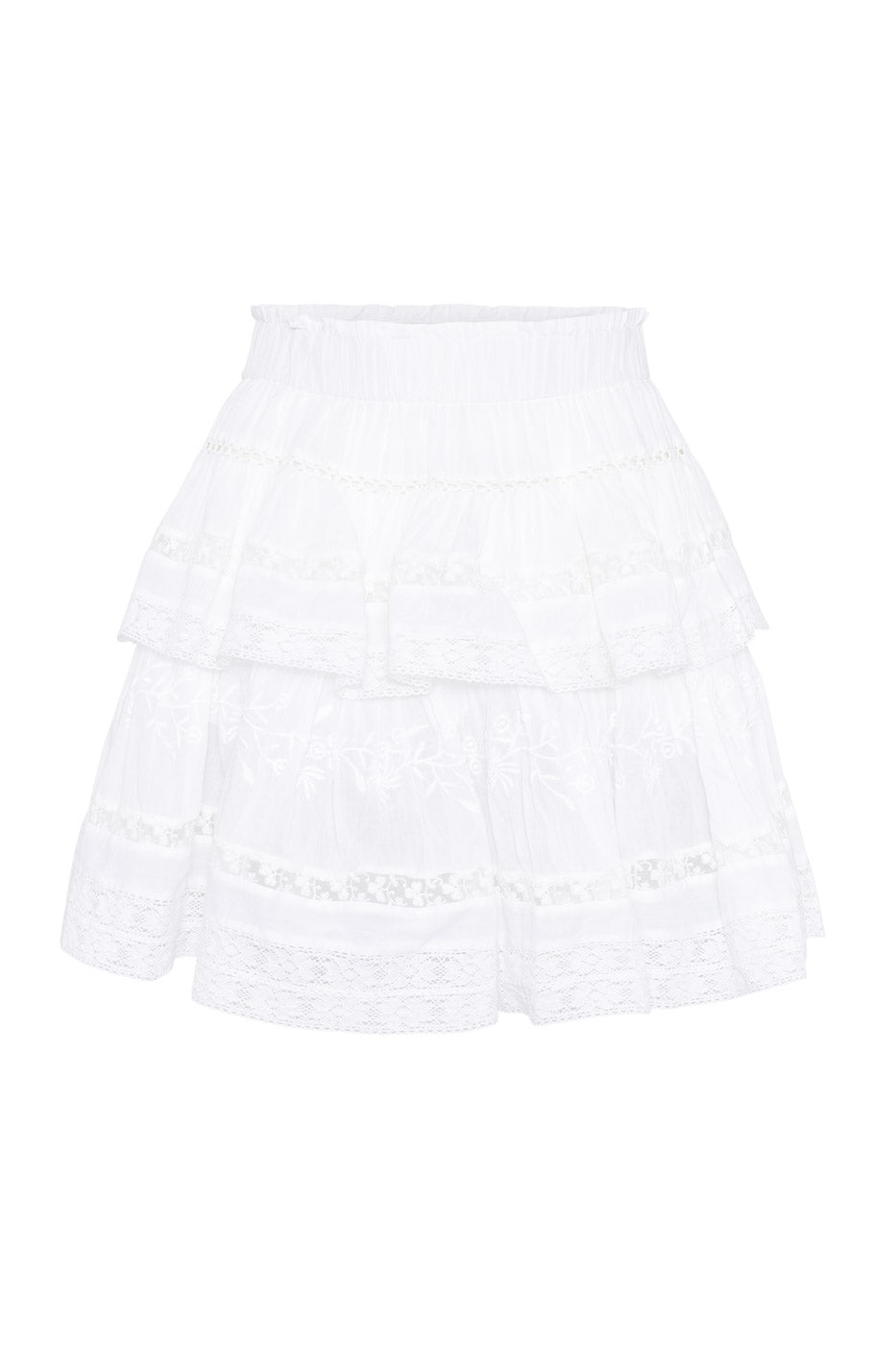 Siona Mini Skirt White