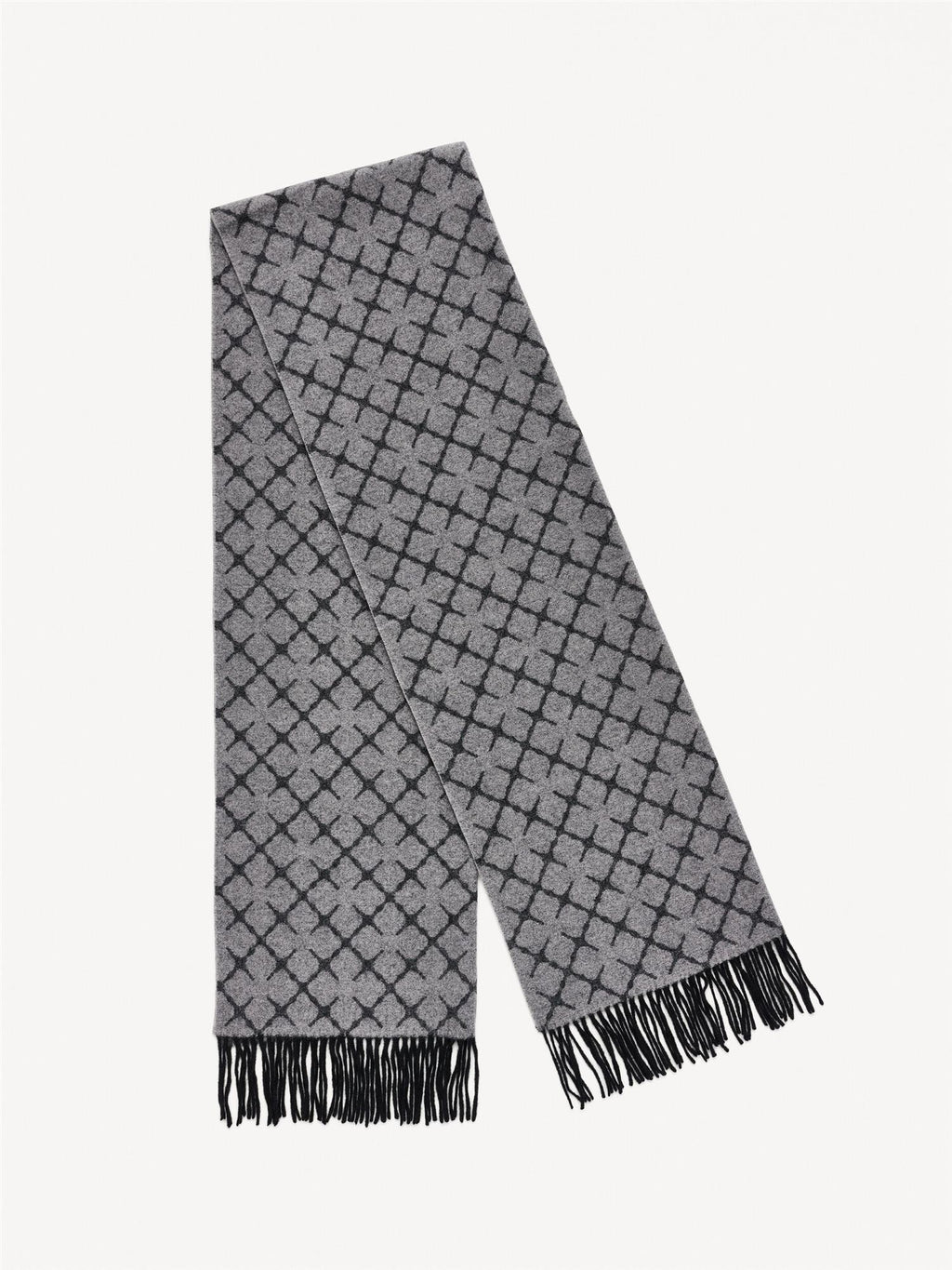 ORTEGA Cashmere Blend Scarf LIGHT GREY MELANGE