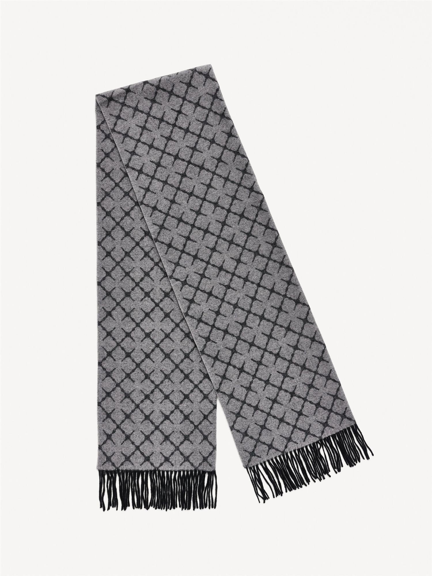 ORTEGA Cashmere Blend Scarf LIGHT GREY MELANGE