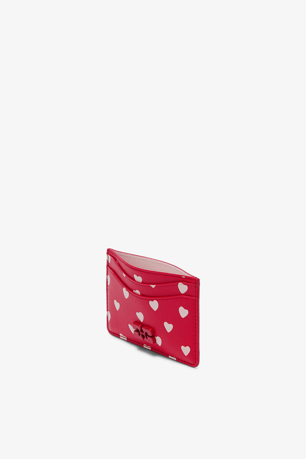 Bou Card Holder Printed Dots Barbados Cherry