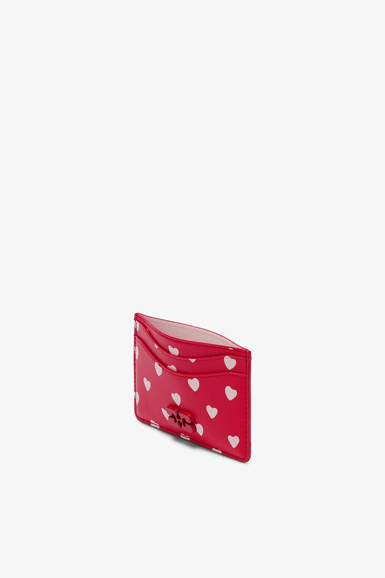 Bou Card Holder Printed Dots Barbados Cherry