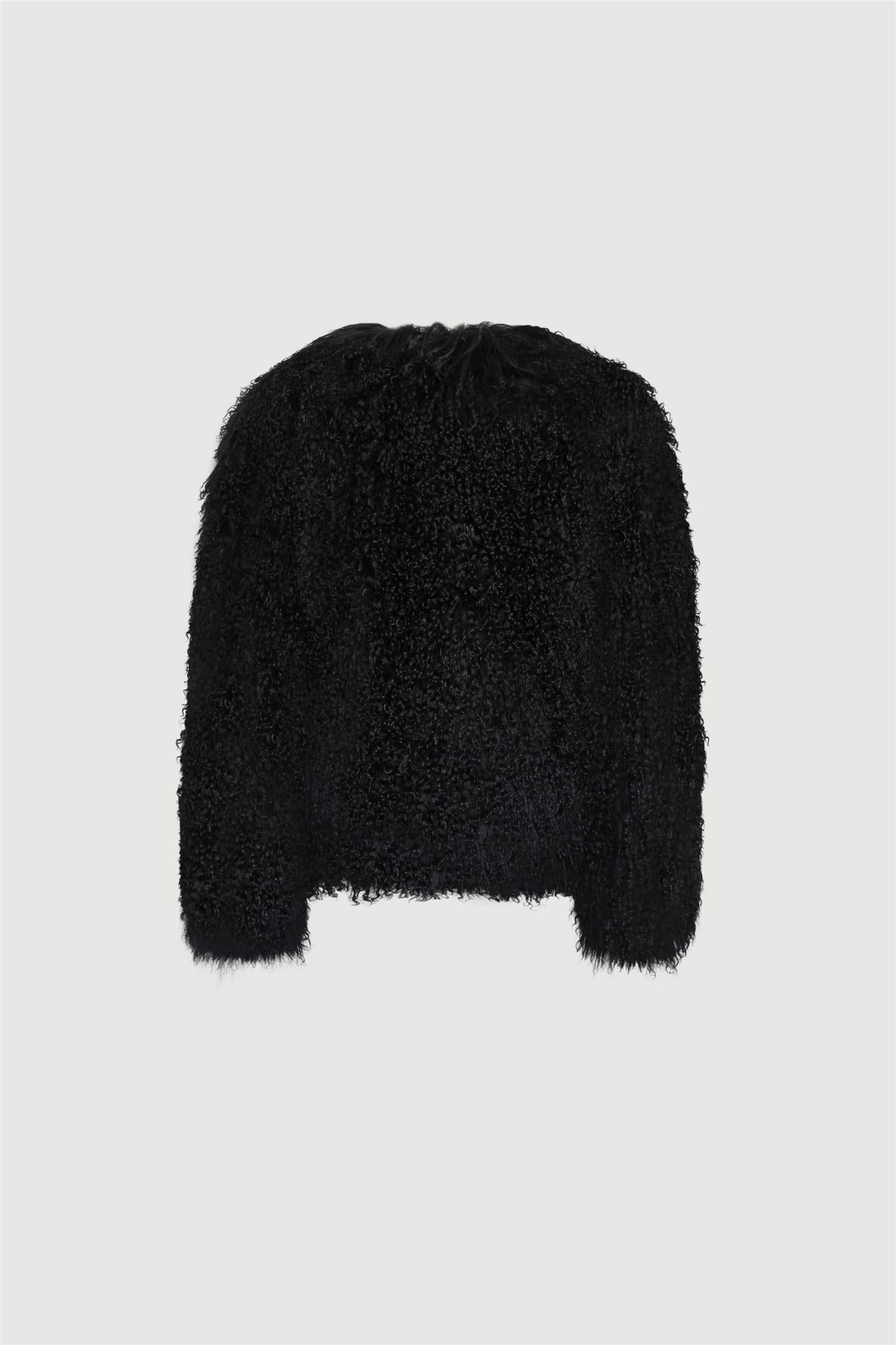 All night jacket short Black