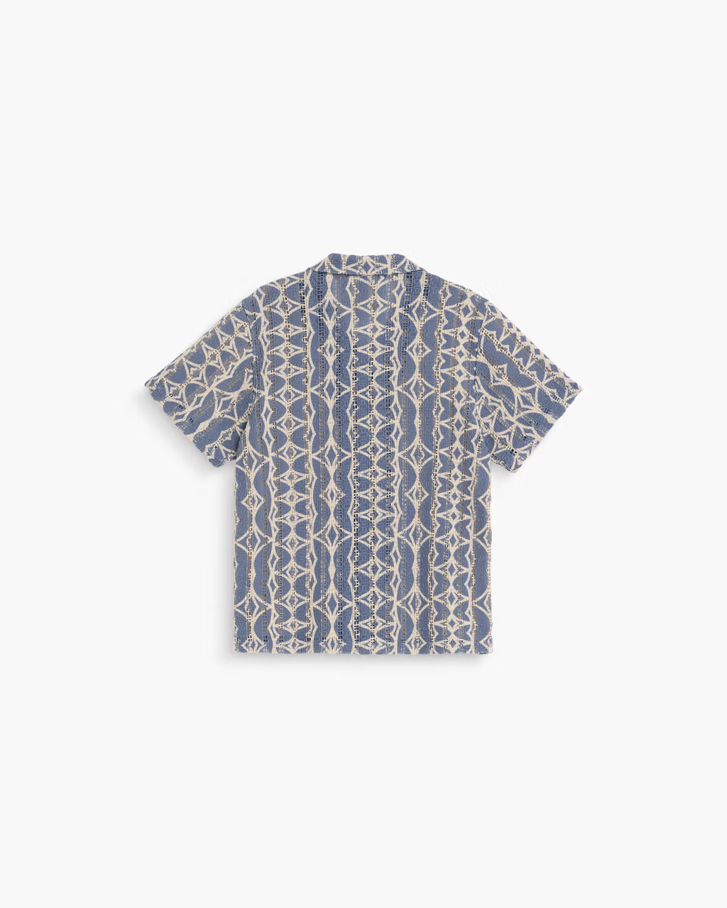 Arko Geometric Cuba Shirt Blue