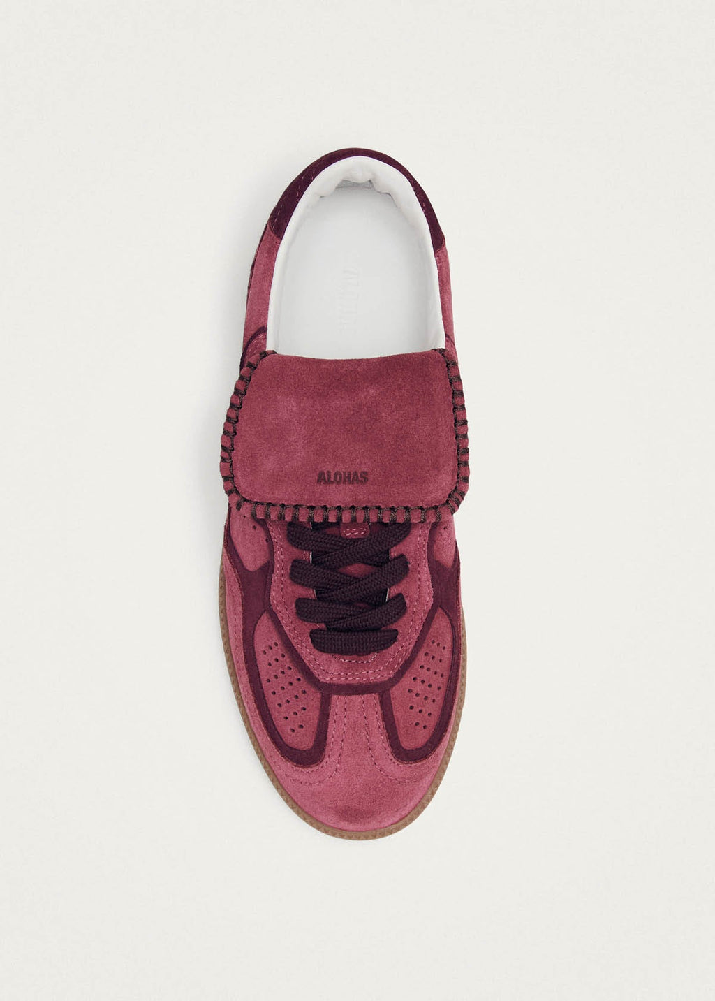 Tb.490 Club Suede Leather Sneakers Raspberry