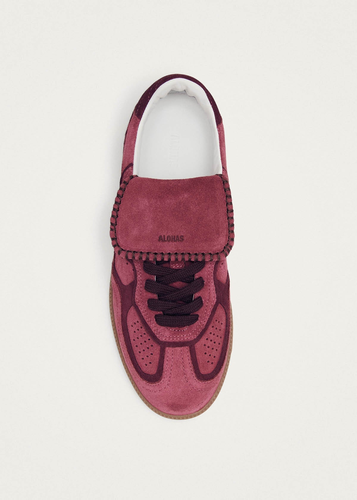 Tb.490 Club Suede Leather Sneakers Raspberry