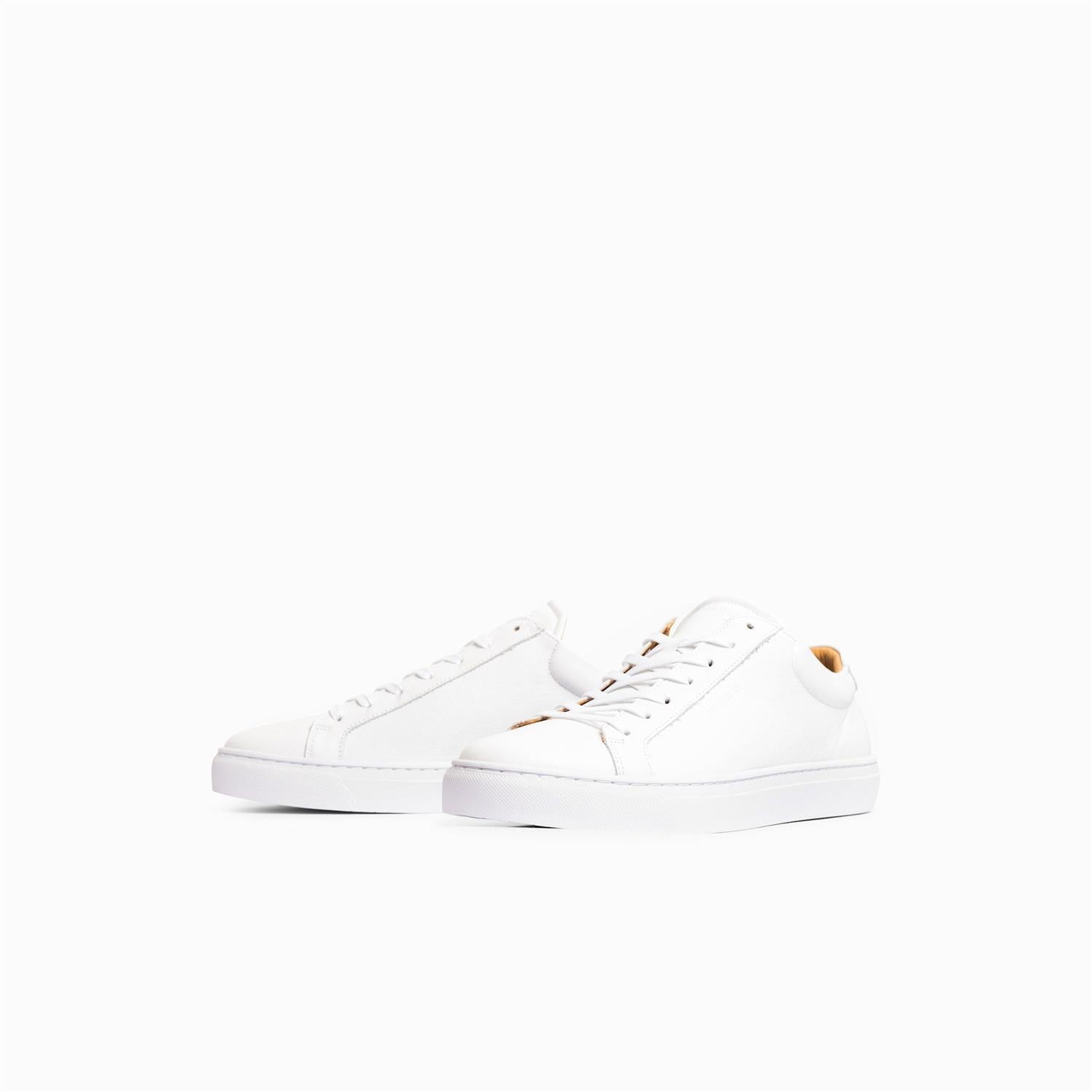 SPIN LEATHER SNEAKER WHITE