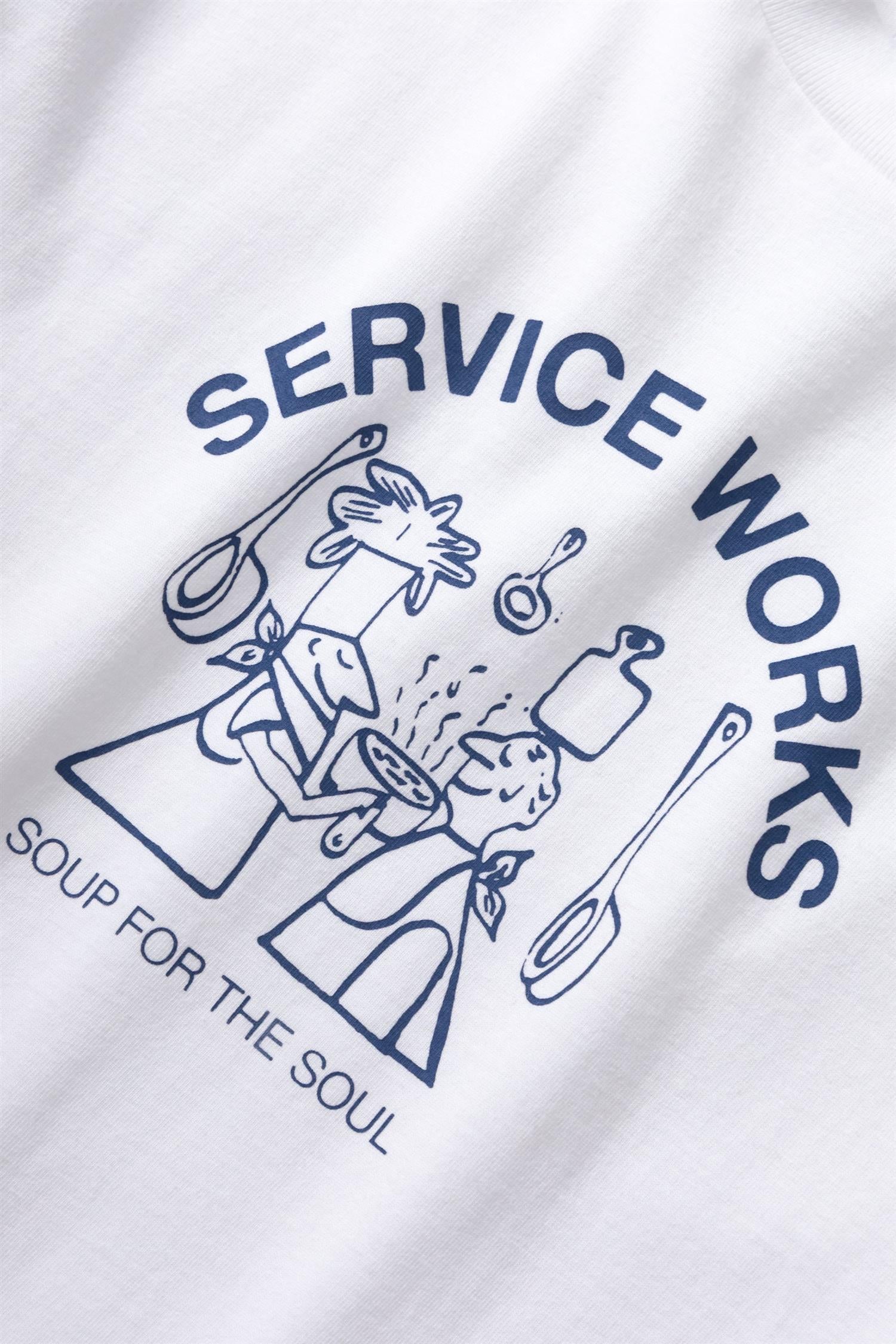 Soup For The Soul Print T-shirt White