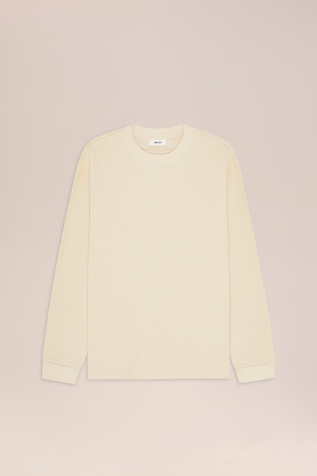 Jett Waffle knit Longsleeve 30035 Ivory