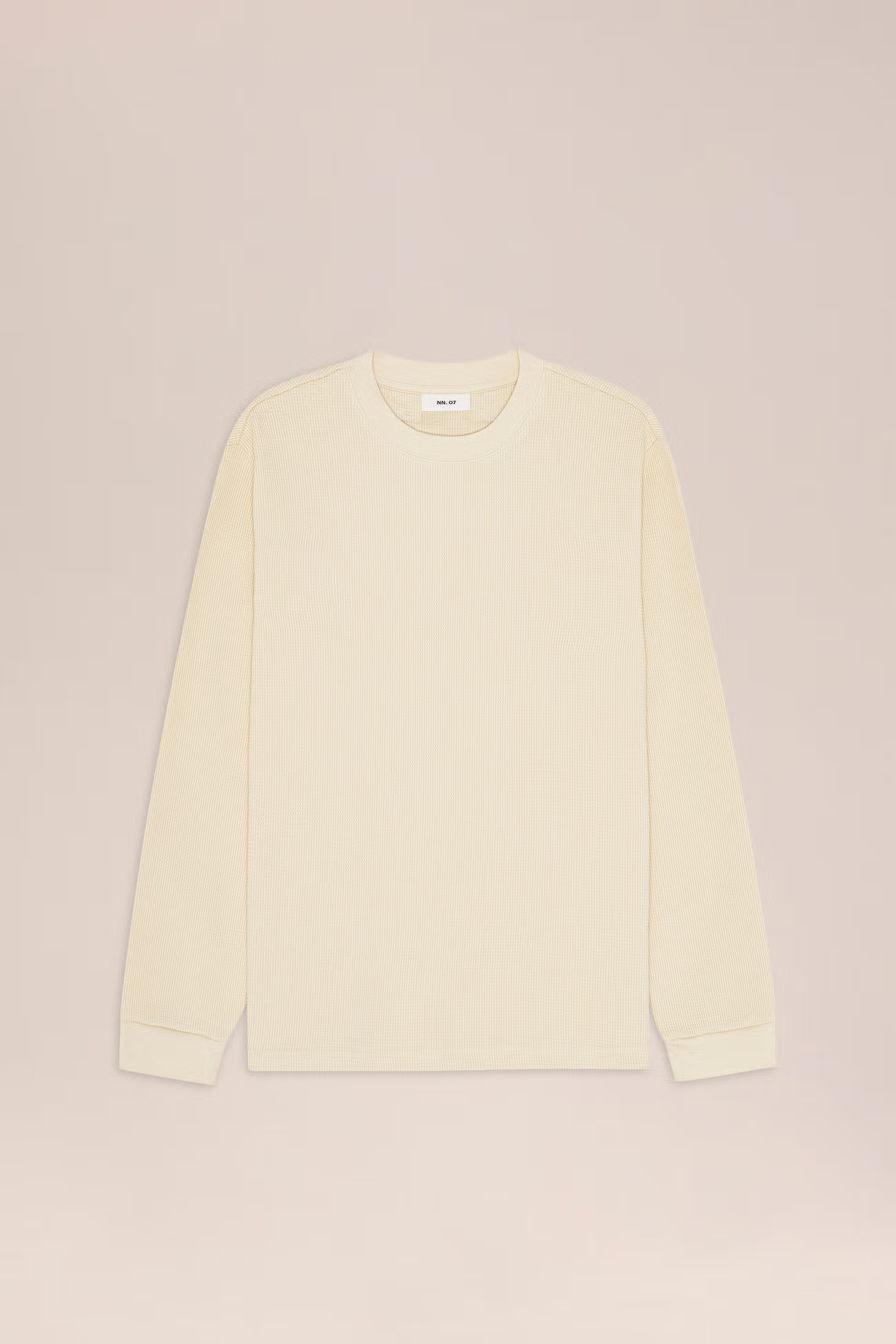 Jett Waffle knit Longsleeve 30035 Ivory