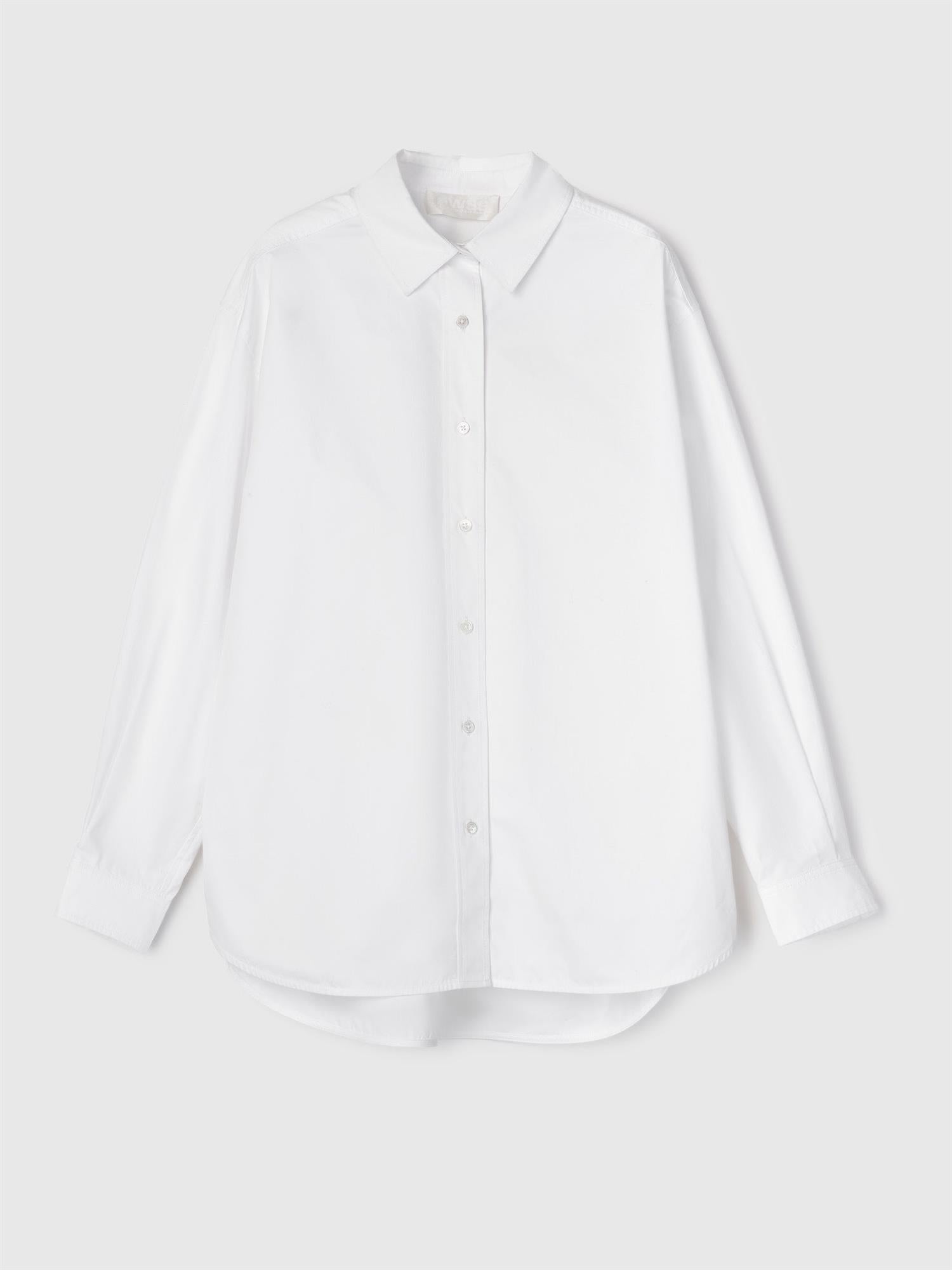 Poplin Workwear Shirt Bright White
