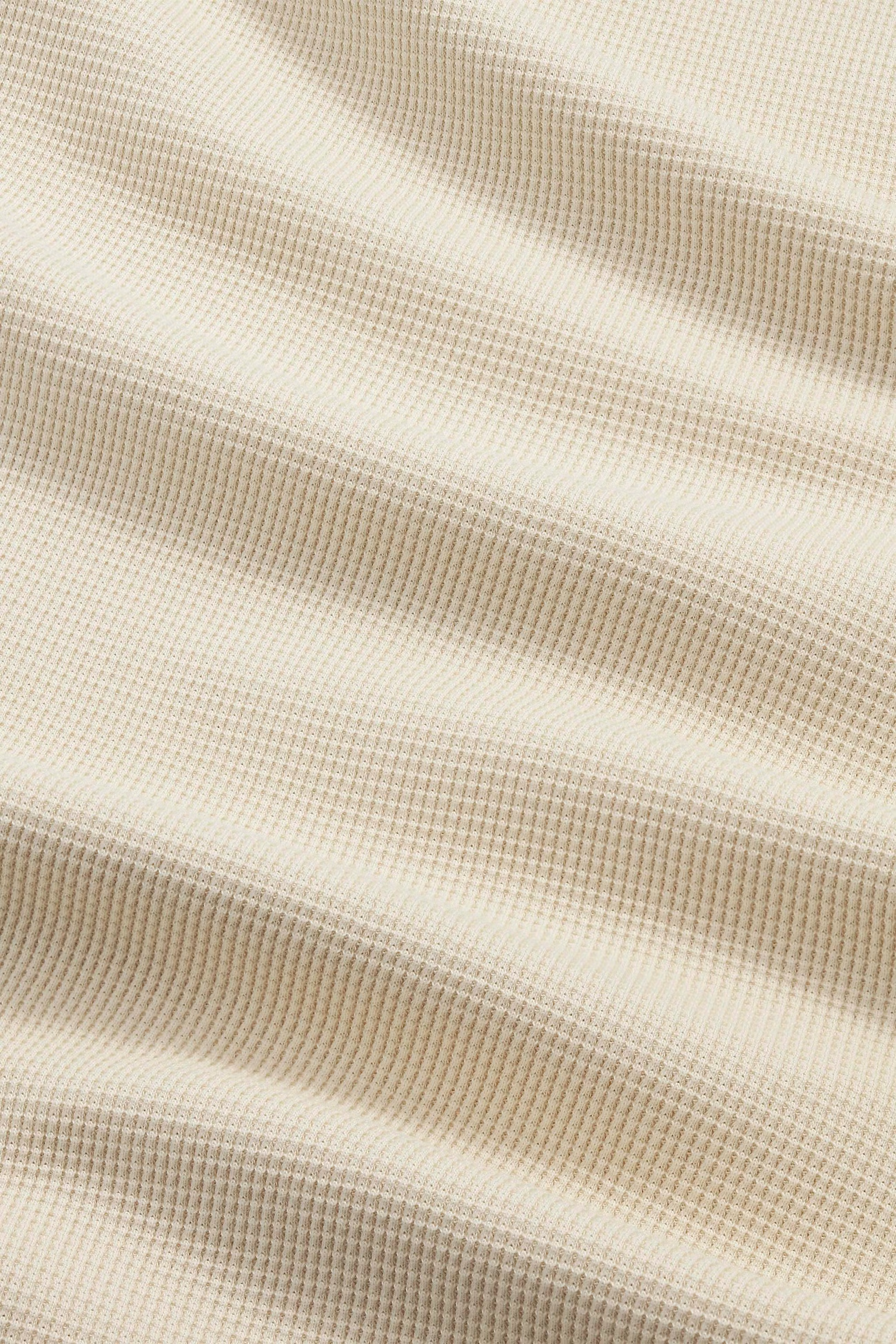Jett Waffle knit Longsleeve 30035 Ivory