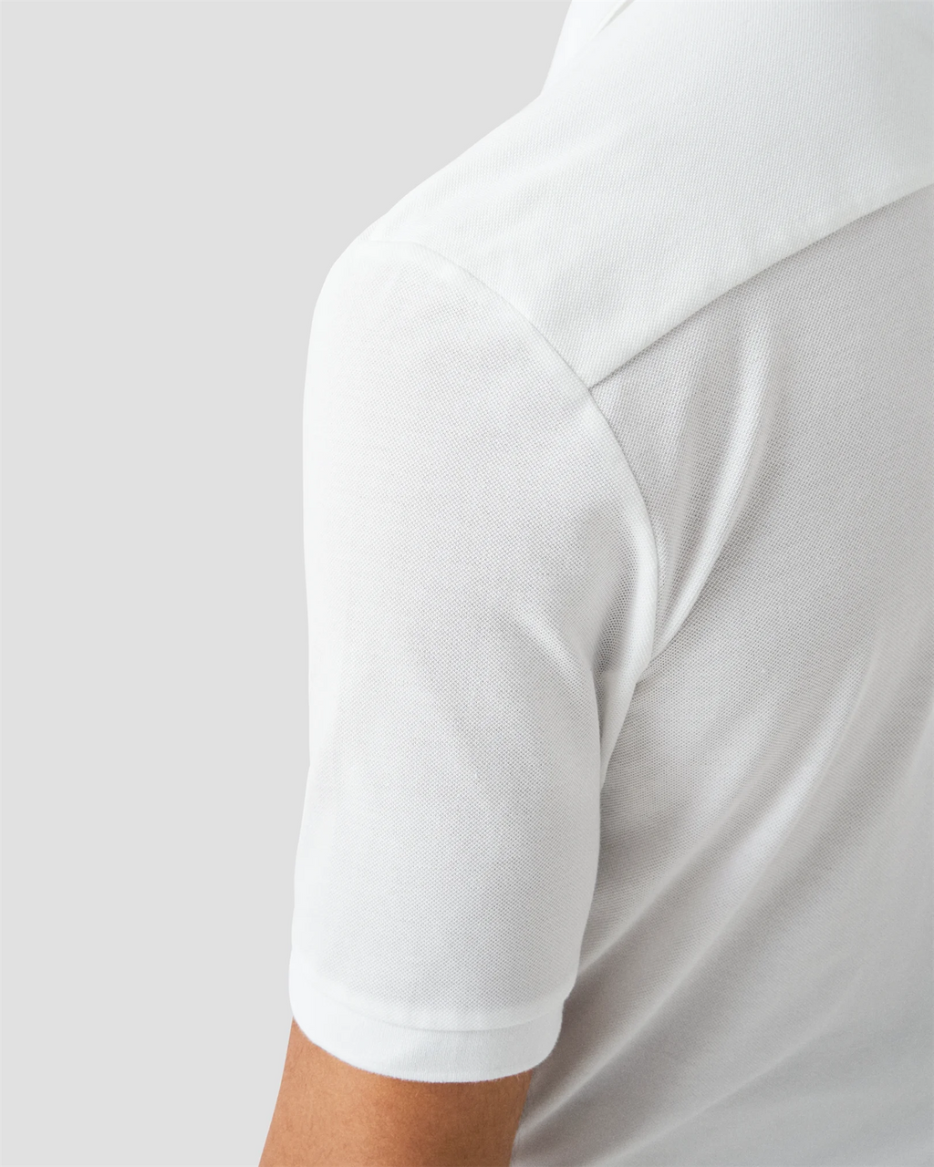 Pima Cotton Pique Polo T-Shirt White