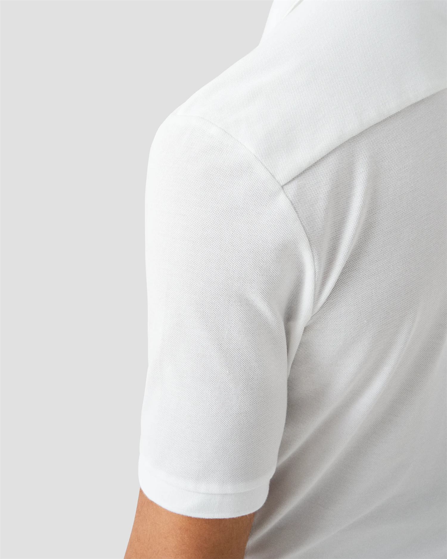 Pima Cotton Pique Polo T-Shirt White