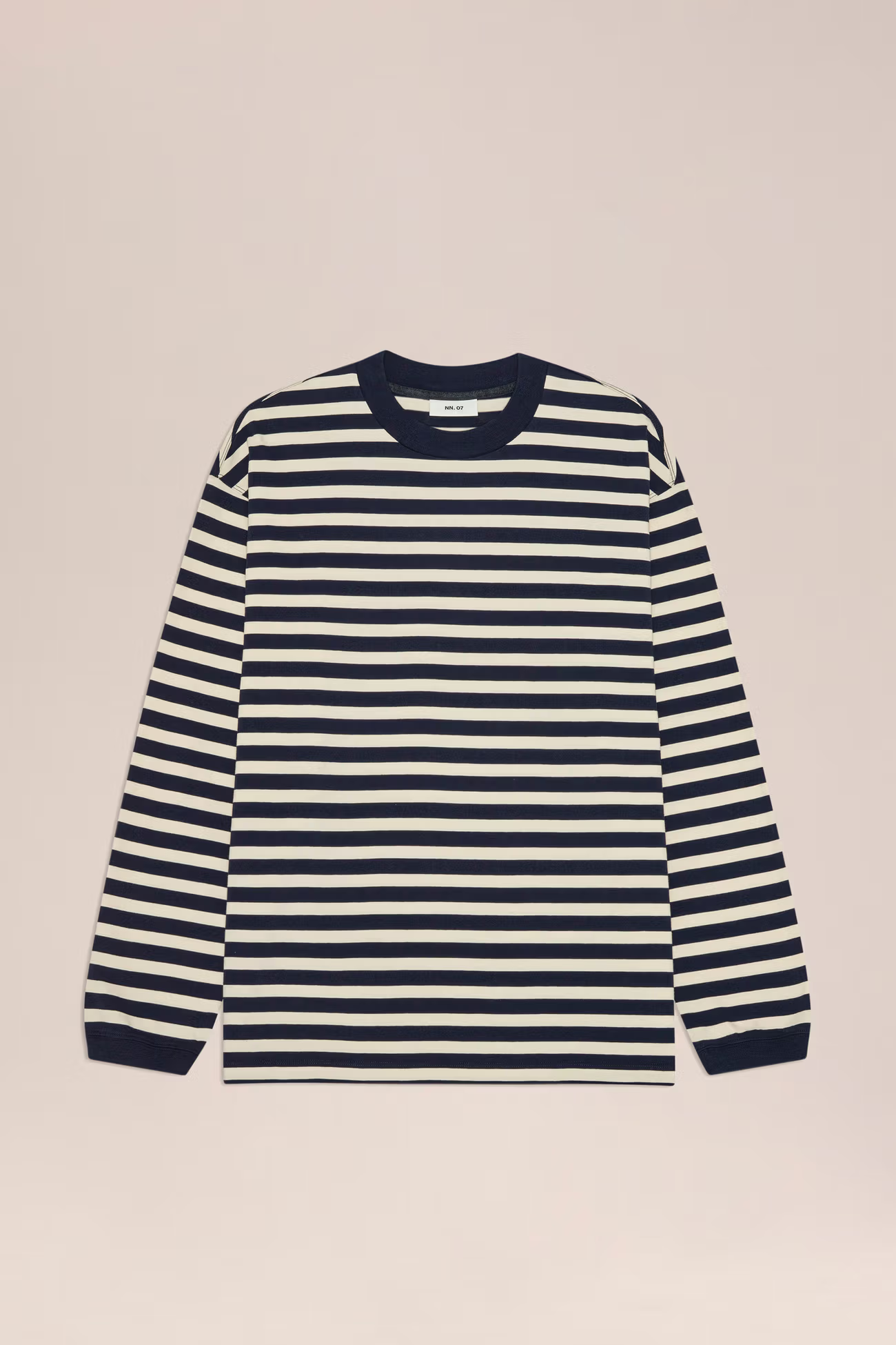 Lionel Long Staple Cotton Tee30040 Navy Stripe
