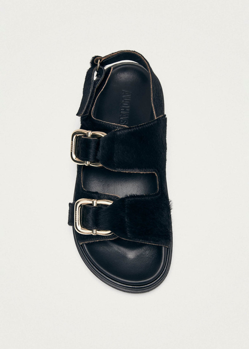 Harper Soft Leather Sandals Black