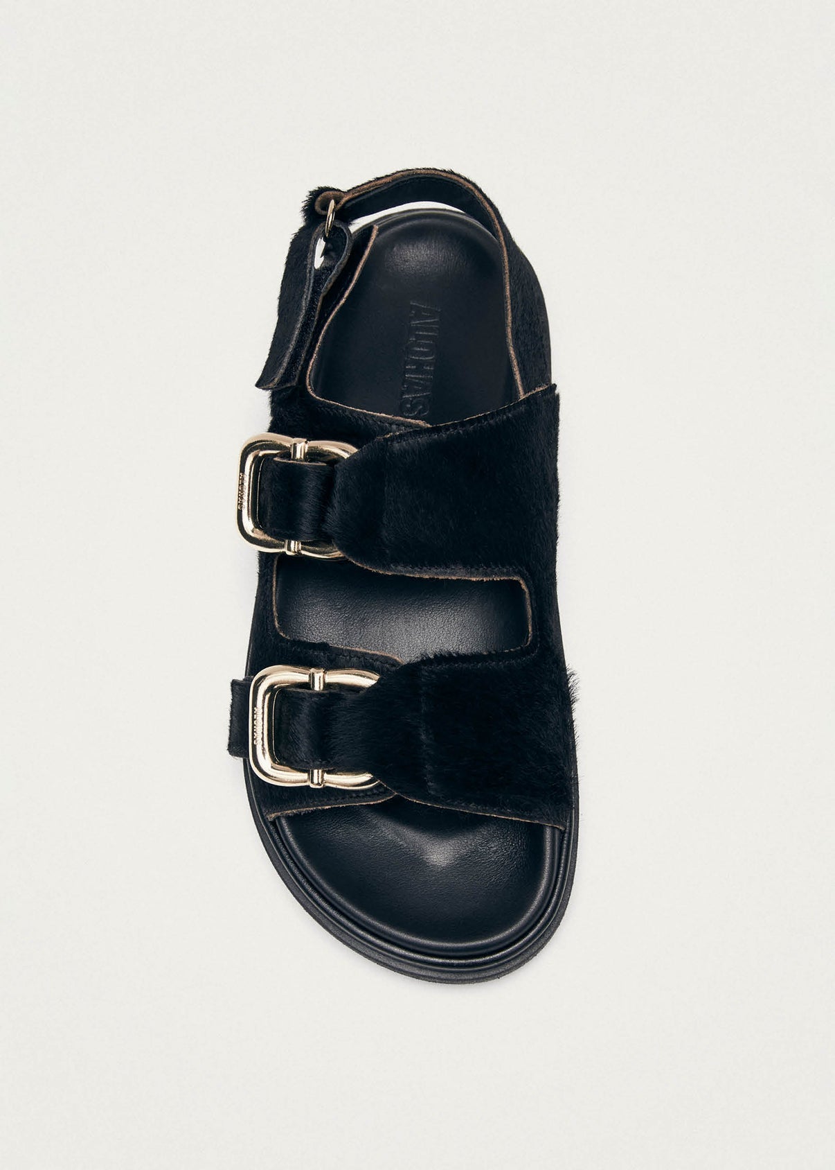 Harper Soft Leather Sandals Black