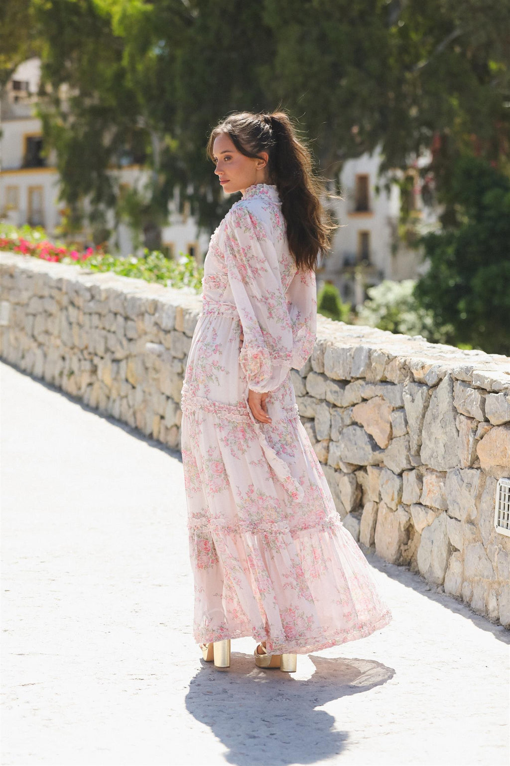 Violetta Viscose Maxi Dress Rosalia