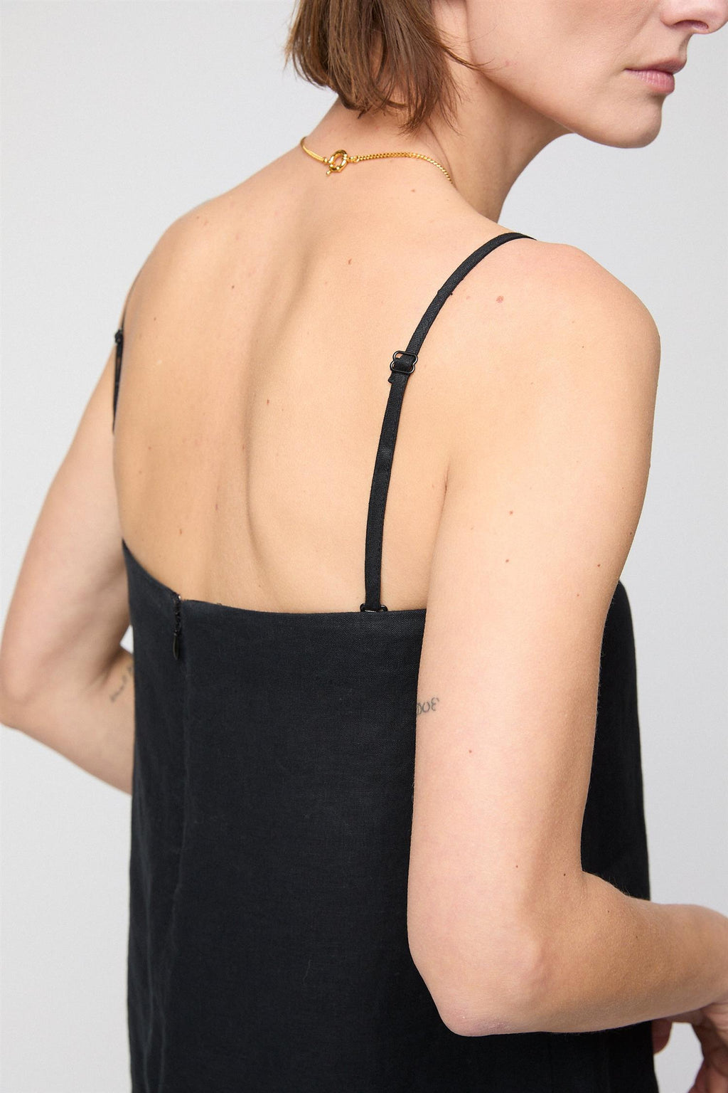 Santorini Top Jet Black