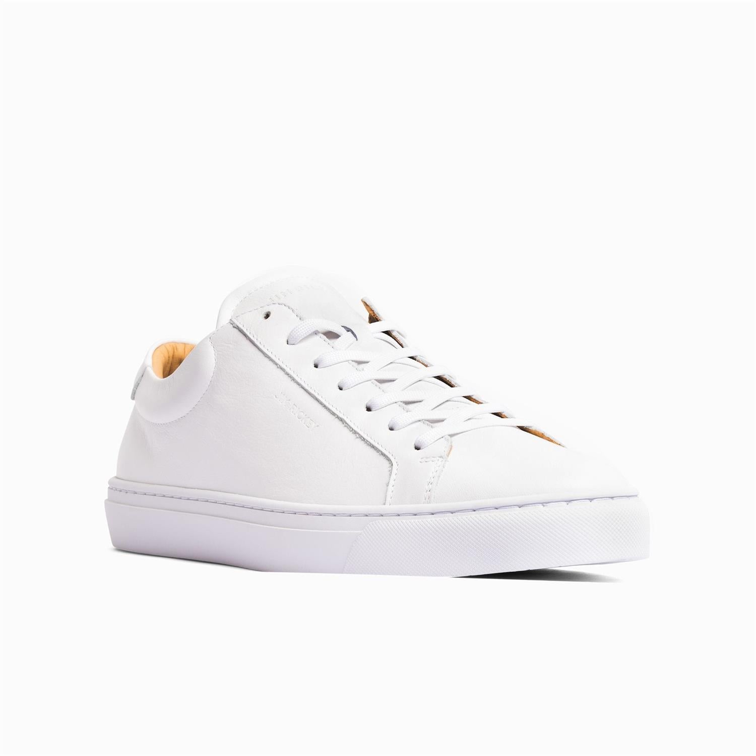 SPIN LEATHER SNEAKER WHITE