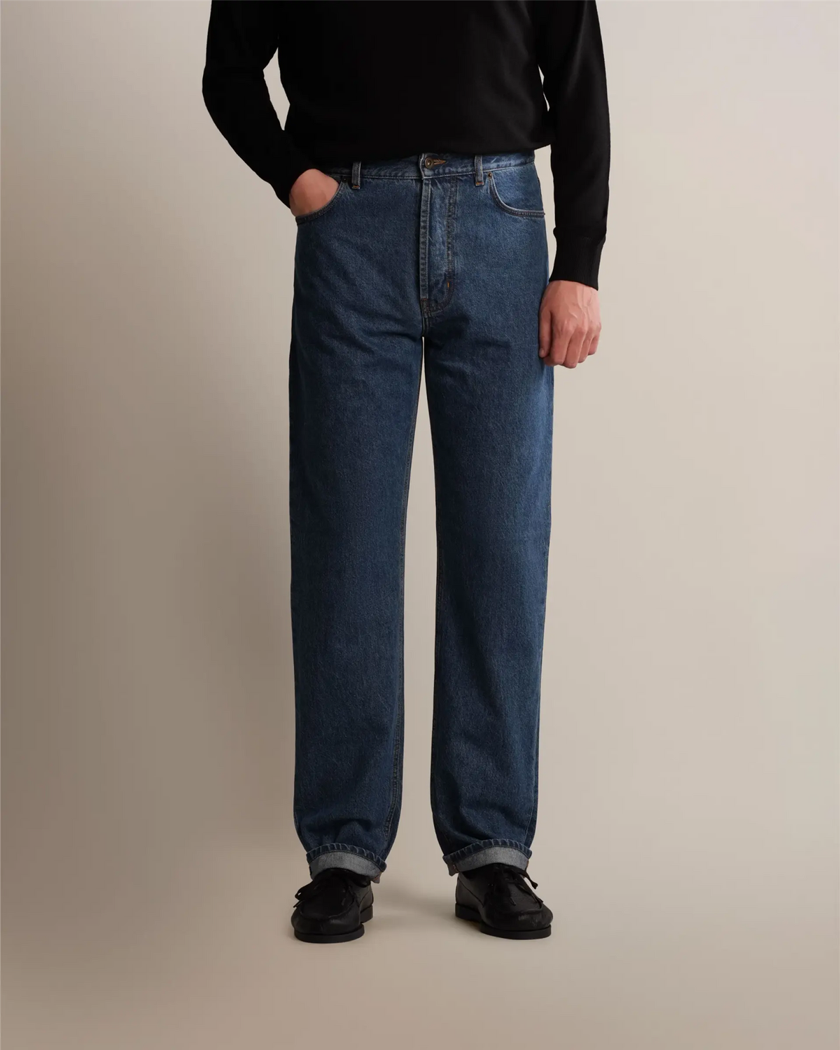 Cavour Regular Straight Leg Jeans Blue