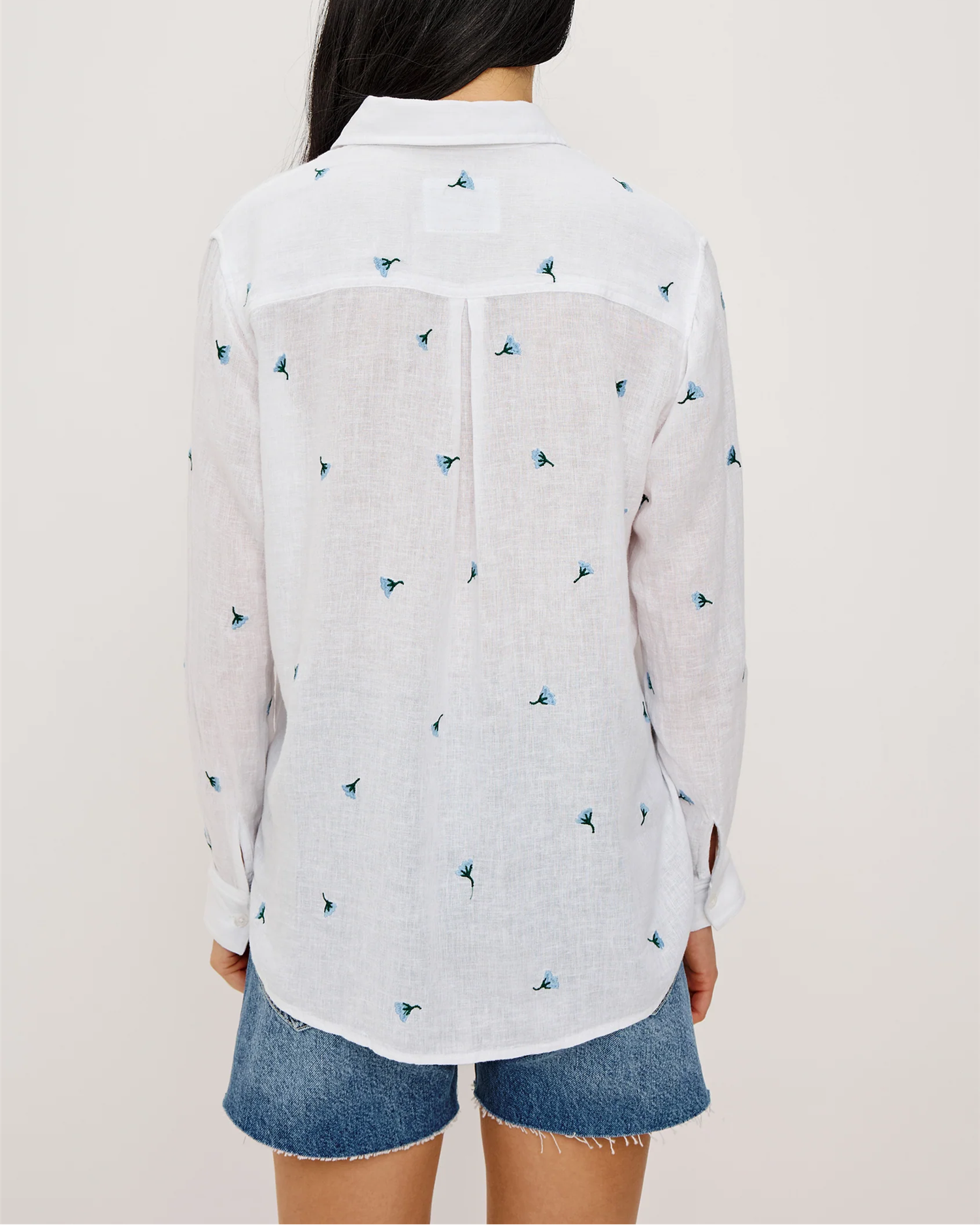 CHARLI SHIRT BLUEBELL CARNATIONS