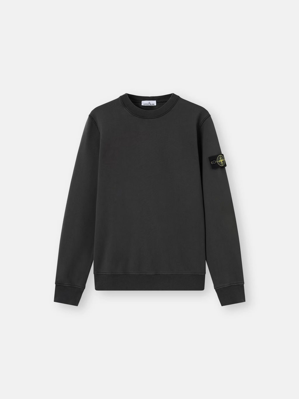 ORGANIC COTTON SWEATSHIRT LEAD GREY