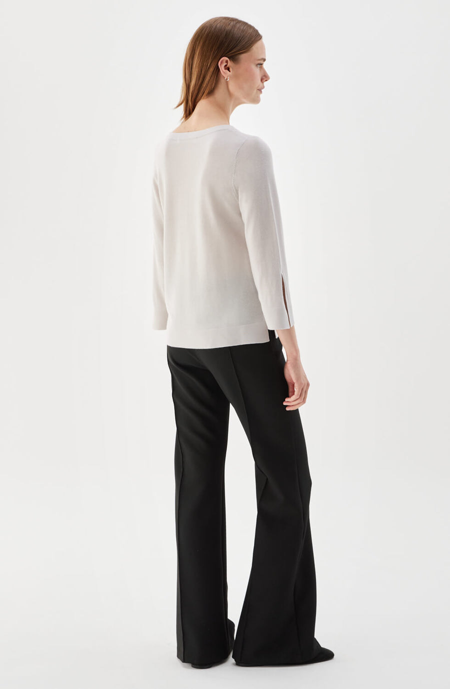 OCEAN BOATNECK WOOL TOP SILVER BIRCH