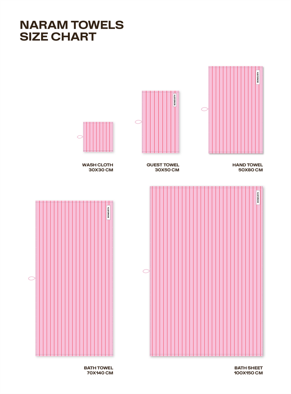 NARAM Wash Cloth 30x30cm baby pink/ski patrol