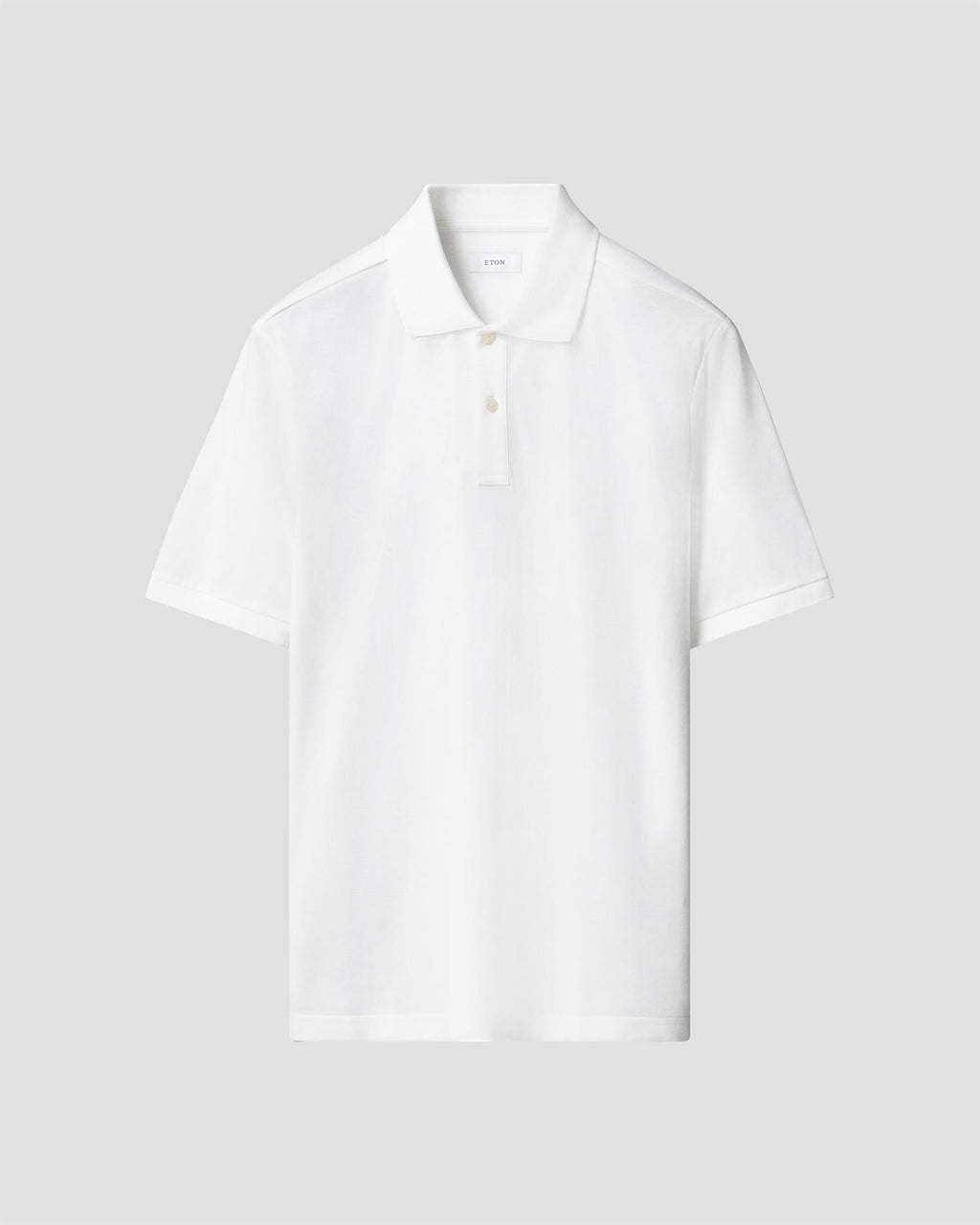 Pima Cotton Pique Polo T-Shirt White