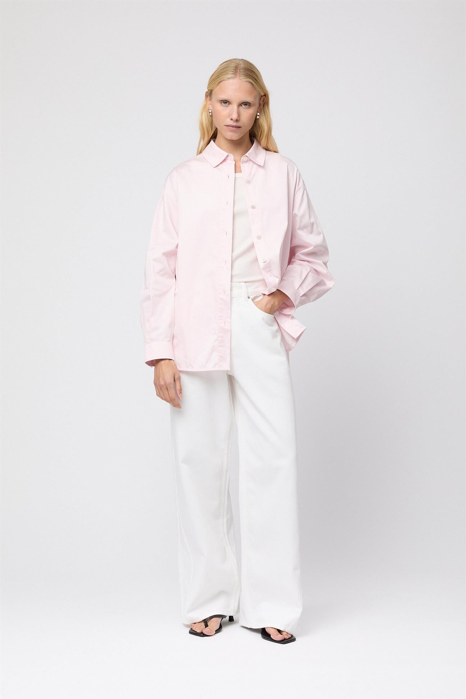 Poplin Workwear Shirt Pastel Pink