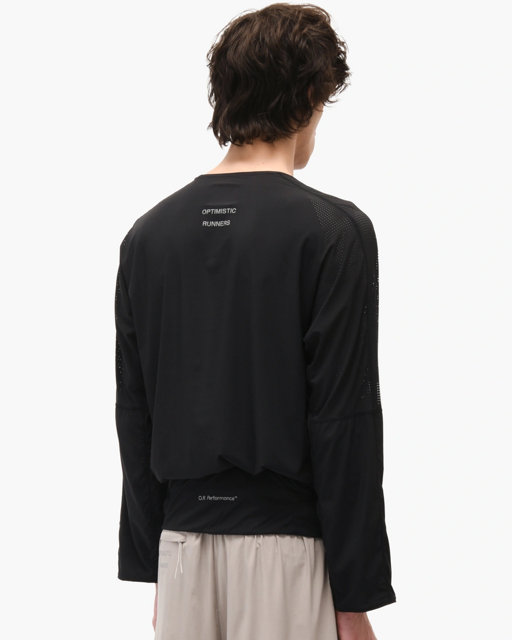Perforated Longsleeve BLACK