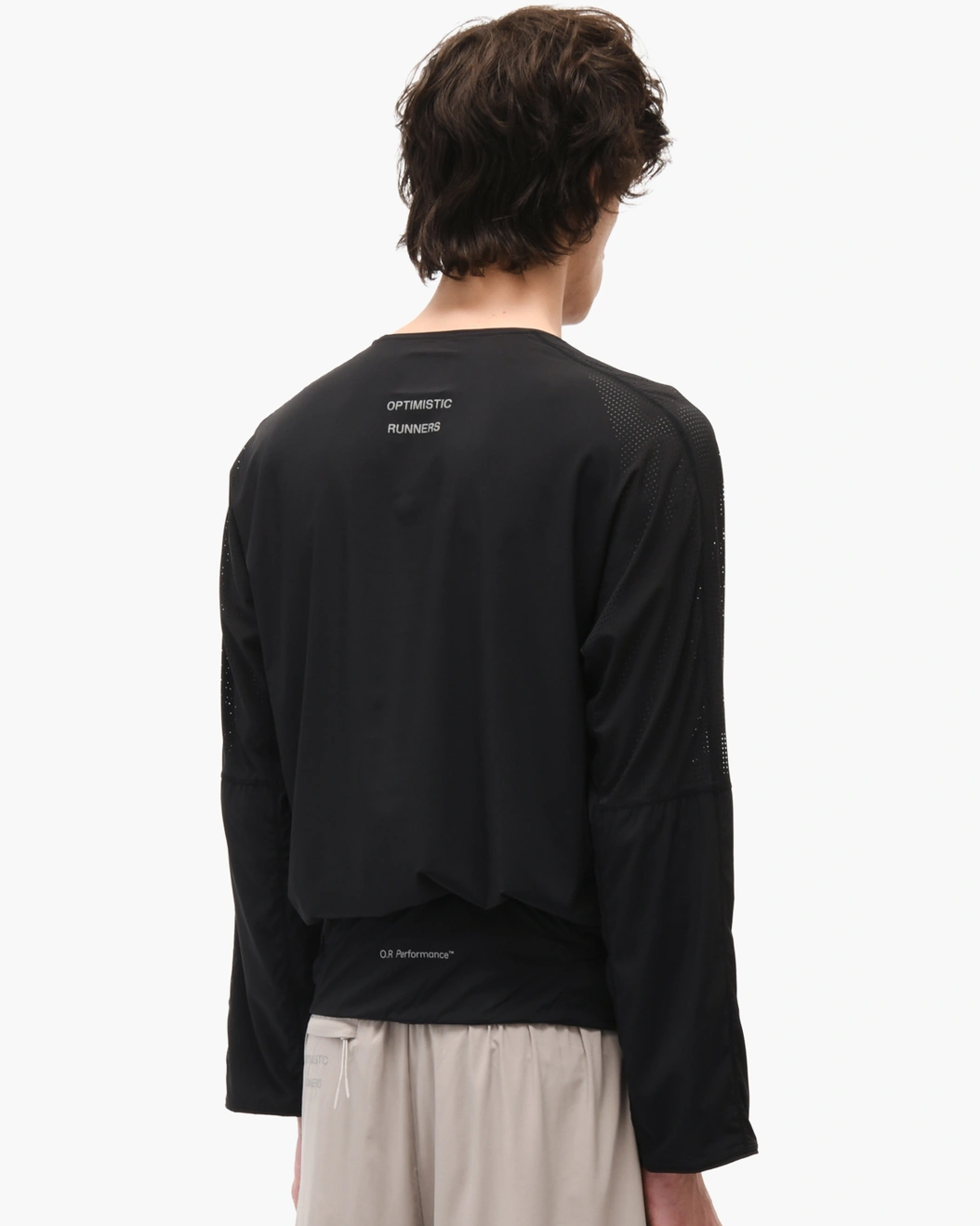 Perforated Longsleeve BLACK
