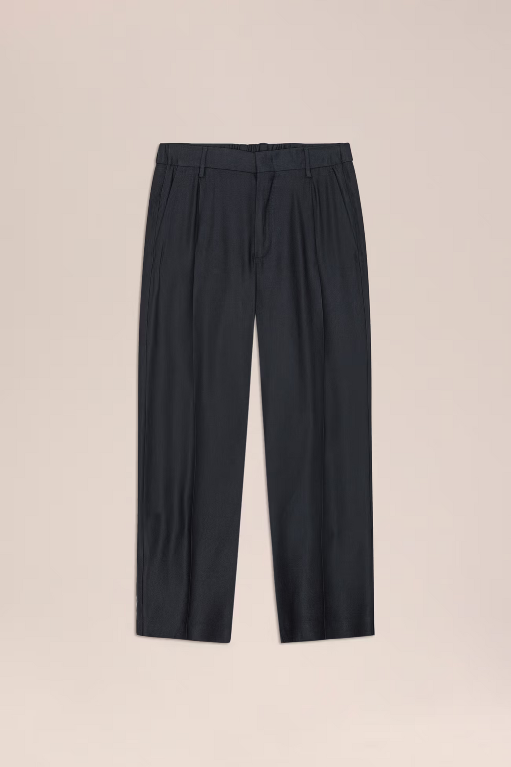 Kay Relaxed fit linen blend Trouser 1808 Deep Navy