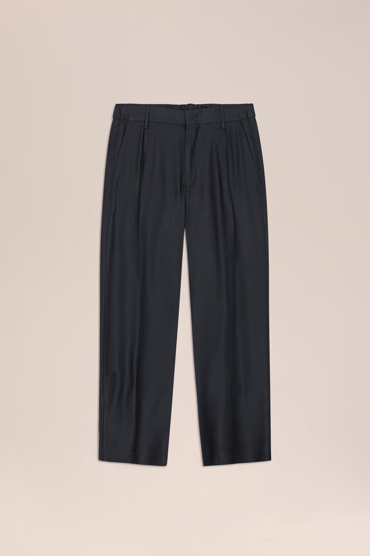 Kay Relaxed fit linen blend Trouser 1808 Deep Navy