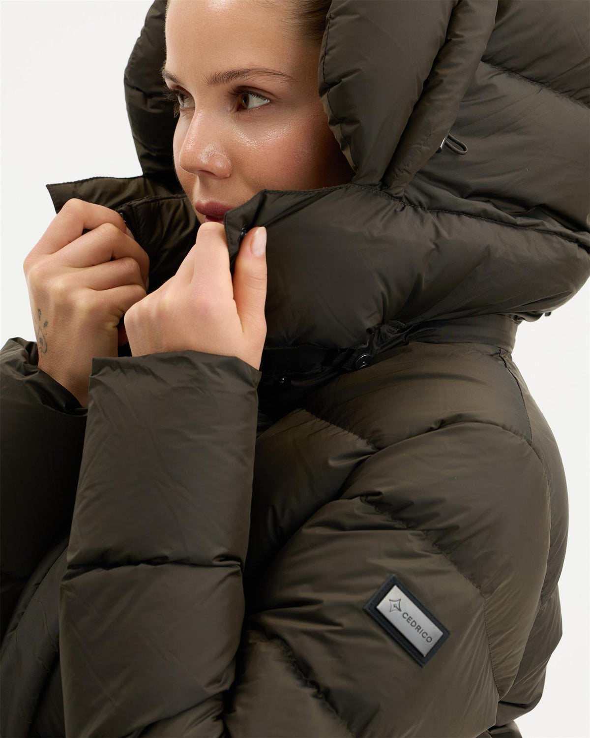 Stella Short Down Jacket Olive