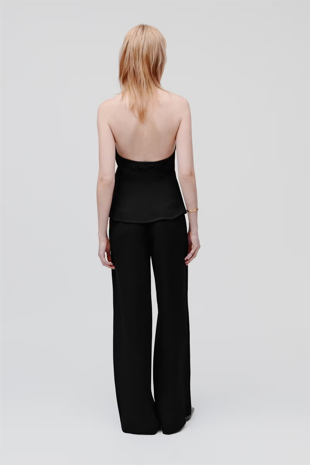 Tansy Halterneck Top Black