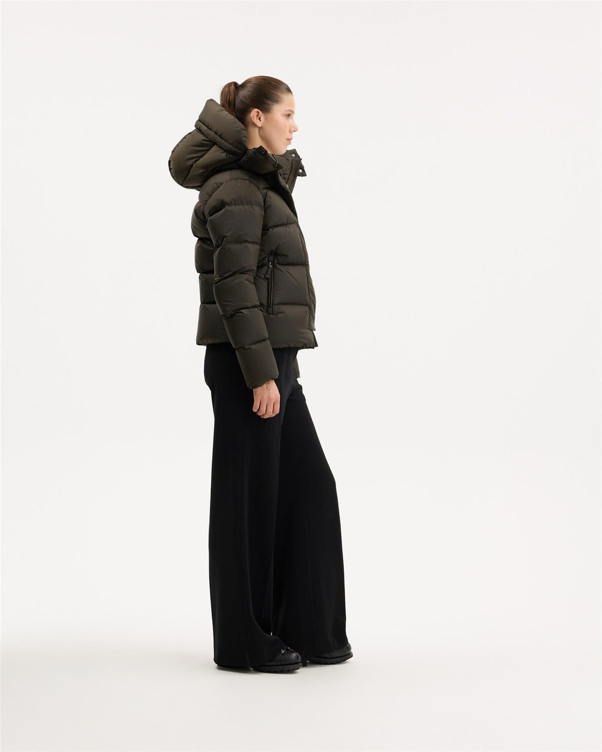 Stella Short Down Jacket Olive