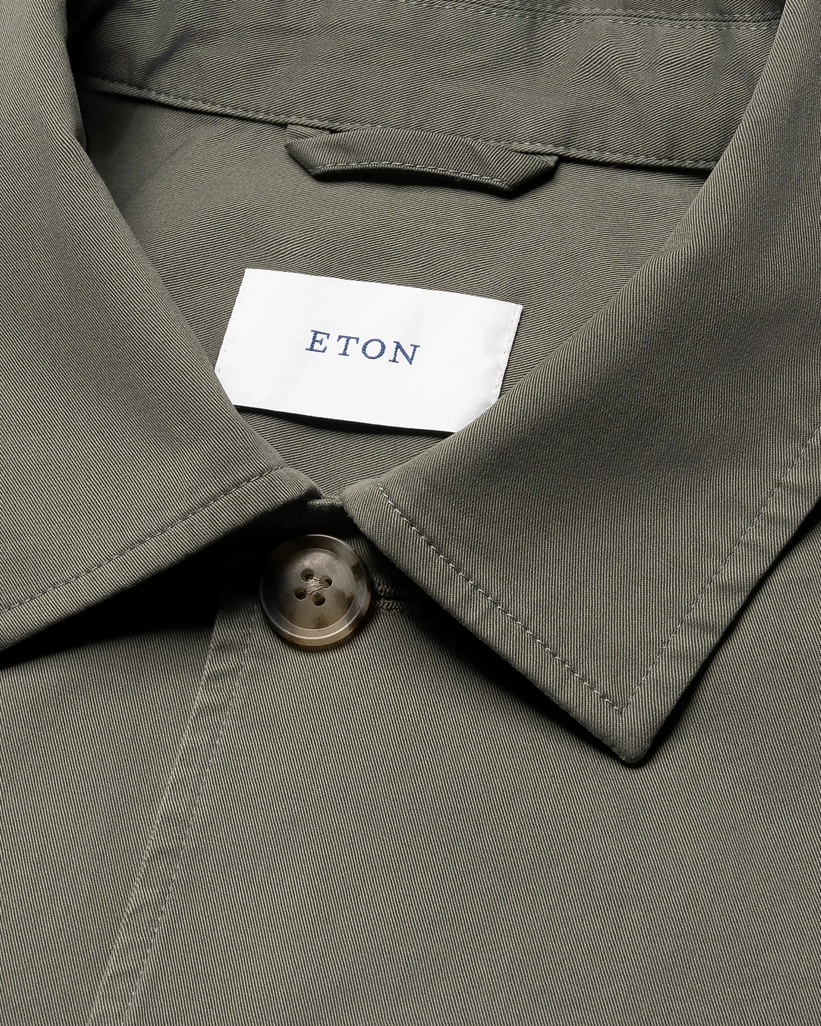 Light Cotton Twill Chore Jacket Mid Green