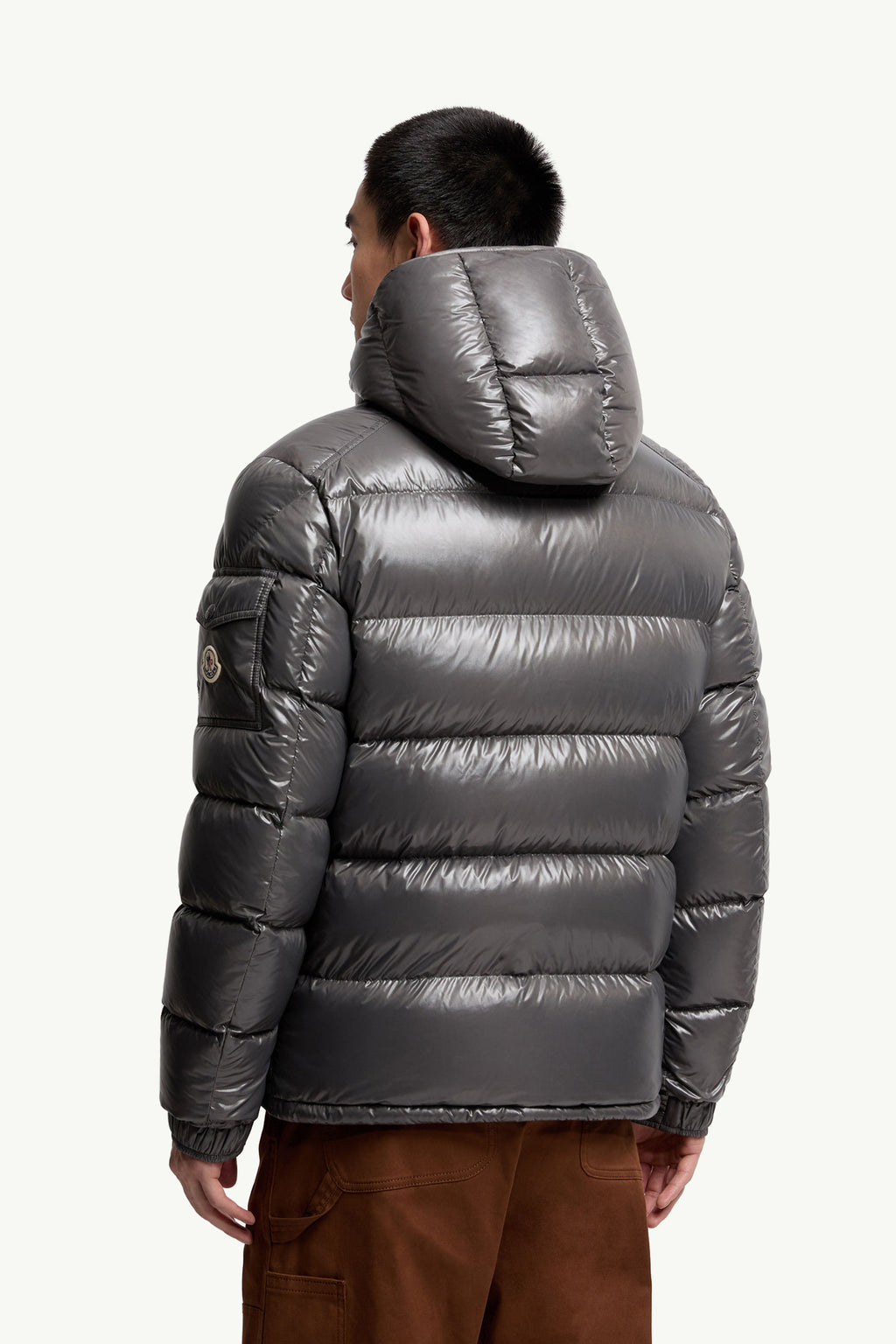 MAYA SHORT DOWN JACKET DK GREY