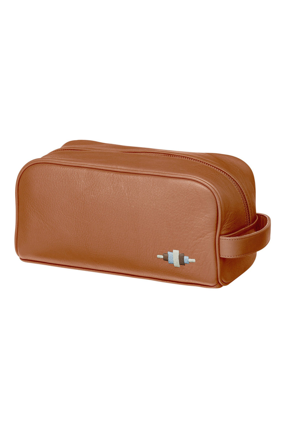 hombre washbag - tan leather