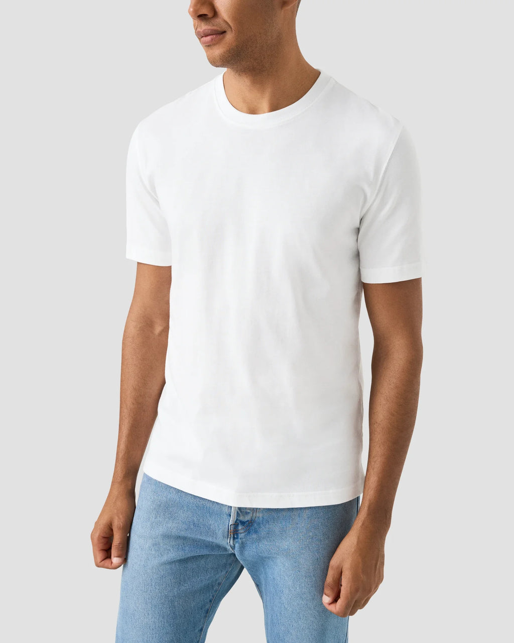 Single Jersey Supima Cotton T-shirt White